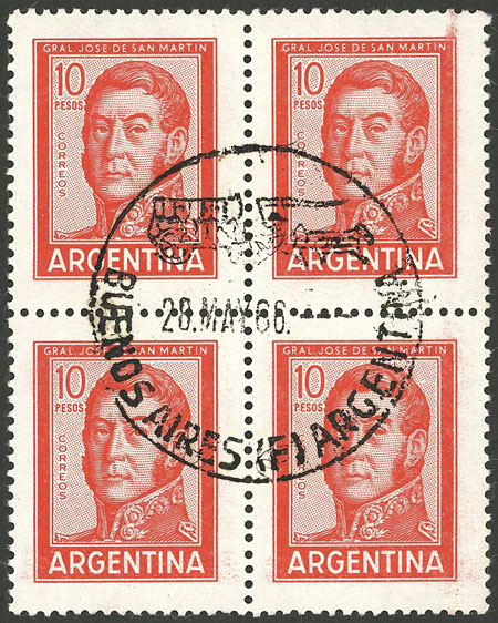 Lot 771 - Argentina general issues -  Guillermo Jalil - Philatino Auction # 2140 ARGENTINA: 