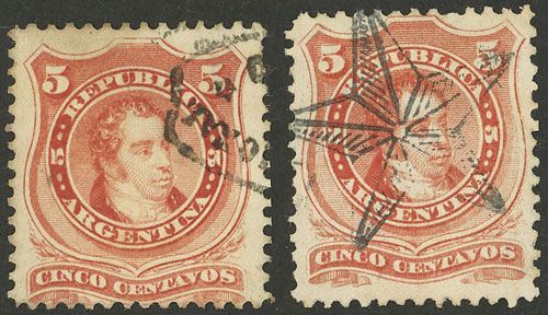 Lot 116 - Argentina general issues -  Guillermo Jalil - Philatino Auction # 2140 ARGENTINA: 
