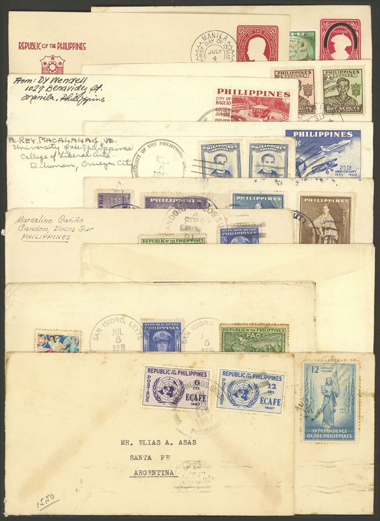 Lot 1891 - Philippines postal history -  Guillermo Jalil - Philatino Auction # 2141 WORLDWIDE + ARGENTINA: General November auction