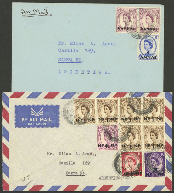 Lot 1630 - dubai postal history -  Guillermo Jalil - Philatino Auction # 2141 WORLDWIDE + ARGENTINA: General November auction