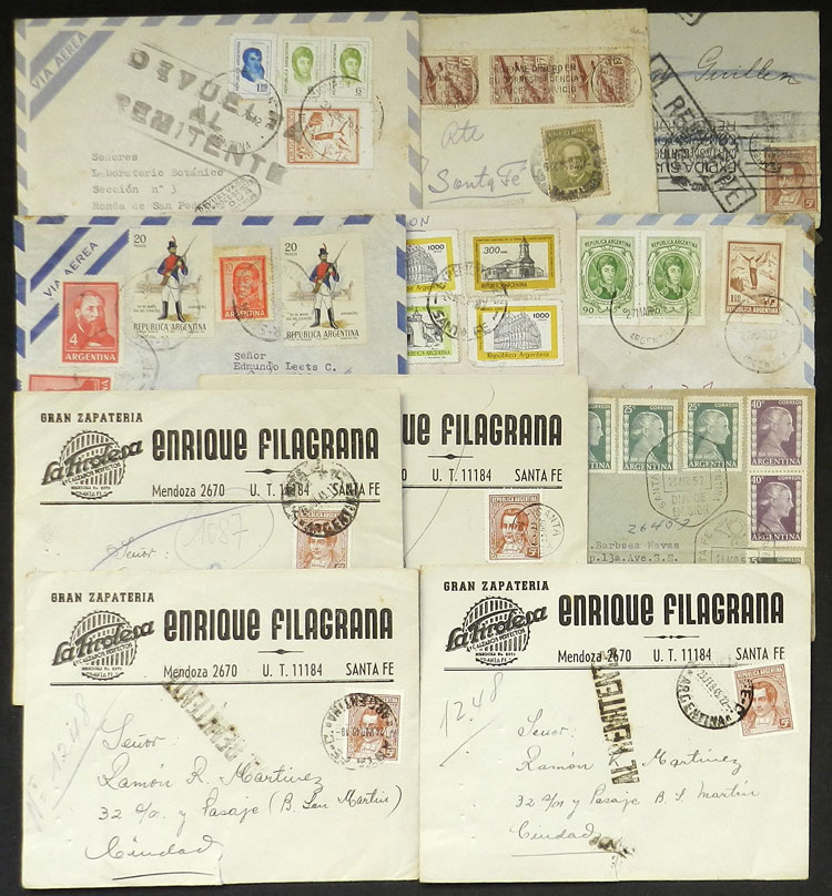 Lot 746 - Argentina postal history -  Guillermo Jalil - Philatino Auction # 2141 WORLDWIDE + ARGENTINA: General November auction