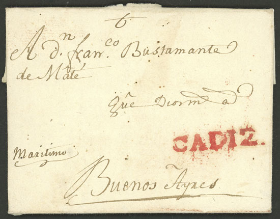 Lot 1737 - Spain postal history -  Guillermo Jalil - Philatino Auction # 2141 WORLDWIDE + ARGENTINA: General November auction