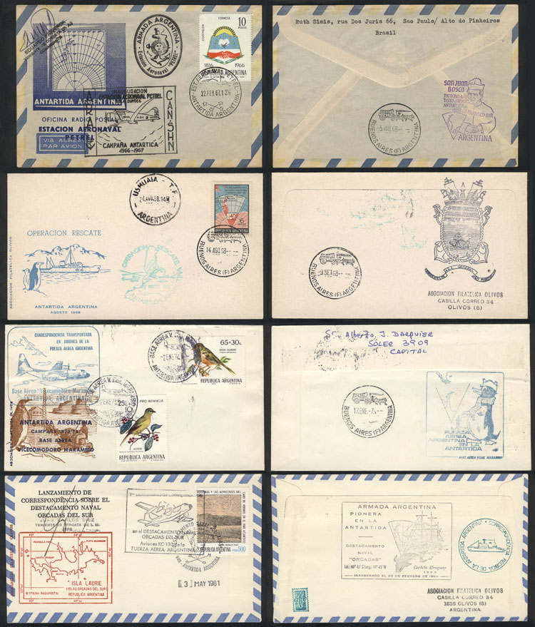 Lot 226 - argentine antarctica postal history -  Guillermo Jalil - Philatino Auction # 2141 WORLDWIDE + ARGENTINA: General November auction