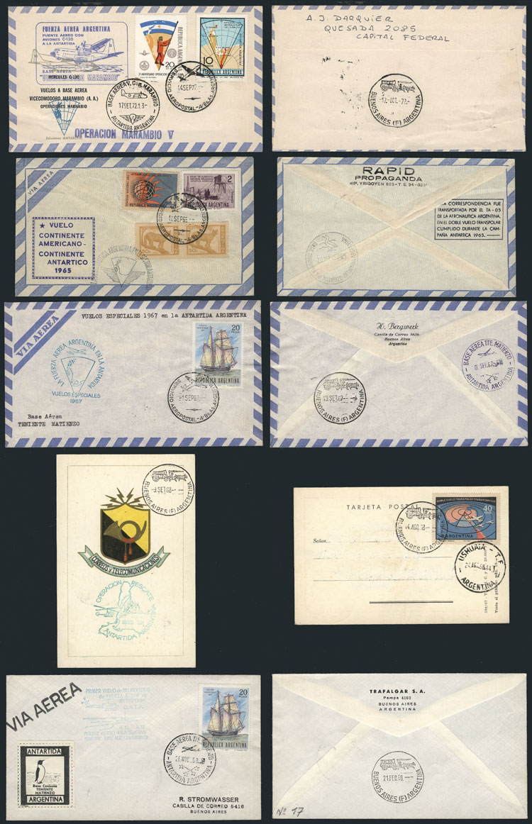Lot 226 - argentine antarctica postal history -  Guillermo Jalil - Philatino Auction # 2141 WORLDWIDE + ARGENTINA: General November auction