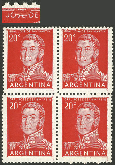 Lot 977 - Argentina general issues -  Guillermo Jalil - Philatino Auction # 2142 ARGENTINA: 
