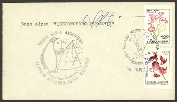 Lot 11 - argentine antarctica postal history -  Guillermo Jalil - Philatino Auction # 2142 ARGENTINA: 