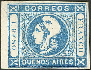 Lot 4 - Argentina cabecitas -  Guillermo Jalil - Philatino Auction # 2144 ARGENTINA: Very enjoyable general auction, with a lot of interesting material of all periods!!