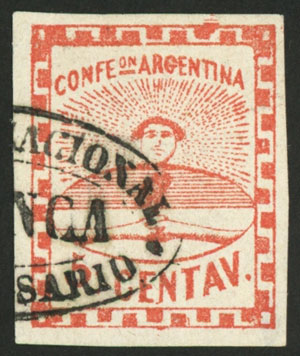 Lot 33 - Argentina confederation -  Guillermo Jalil - Philatino Auction # 2147 ARGENTINA: 