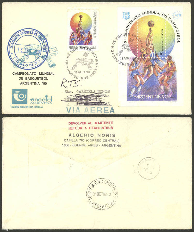 Lot 1080 - Argentina souvenir sheets -  Guillermo Jalil - Philatino Auction # 2147 ARGENTINA: 