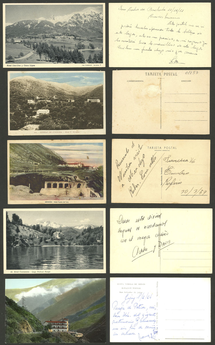 Lot 1474 - Argentina postcards -  Guillermo Jalil - Philatino Auction # 2147 ARGENTINA: 