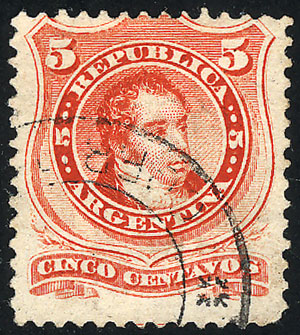Lot 94 - Argentina general issues -  Guillermo Jalil - Philatino Auction # 2147 ARGENTINA: 