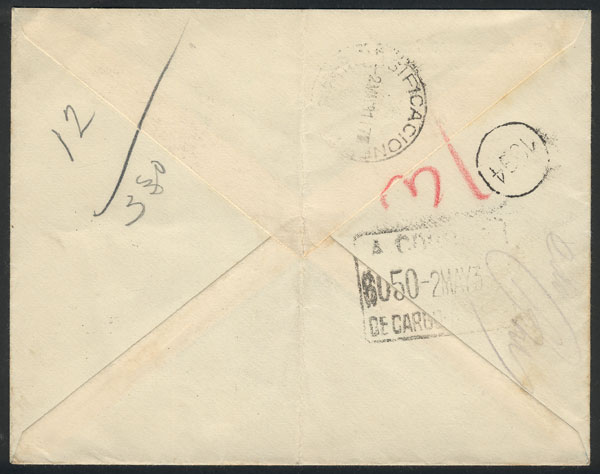 Lot 1330 - Argentina postal history -  Guillermo Jalil - Philatino Auction # 2147 ARGENTINA: 