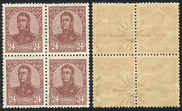 Lot 307 - Argentina general issues -  Guillermo Jalil - Philatino Auction # 2148 ARGENTINA: General auction with very interesting material