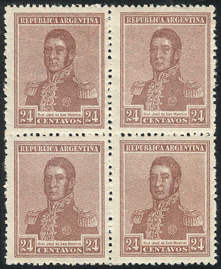 Lot 383 - Argentina general issues -  Guillermo Jalil - Philatino Auction # 2148 ARGENTINA: General auction with very interesting material