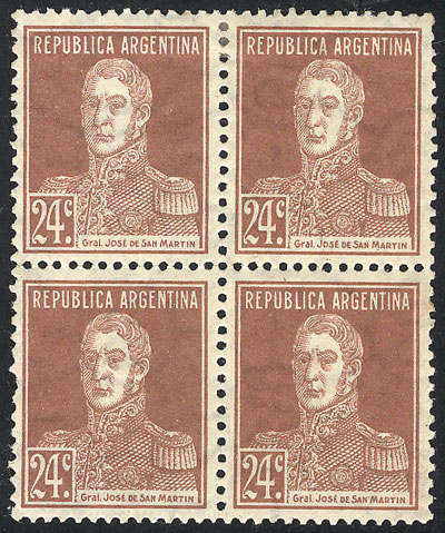 Lot 415 - Argentina general issues -  Guillermo Jalil - Philatino Auction # 2148 ARGENTINA: General auction with very interesting material