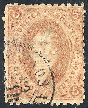Lot 55 - Argentina rivadavias -  Guillermo Jalil - Philatino Auction # 2148 ARGENTINA: General auction with very interesting material