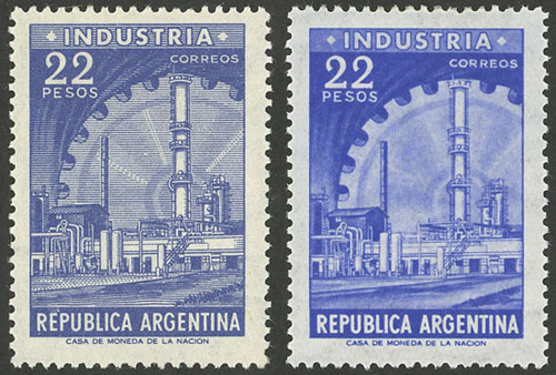Lot 839 - Argentina general issues -  Guillermo Jalil - Philatino Auction # 2148 ARGENTINA: General auction with very interesting material