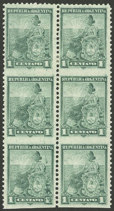 Lot 281 - Argentina general issues -  Guillermo Jalil - Philatino Auction # 2148 ARGENTINA: General auction with very interesting material