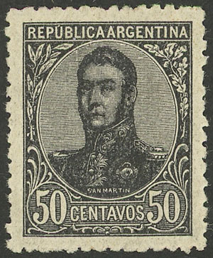 Lot 311 - Argentina general issues -  Guillermo Jalil - Philatino Auction # 2148 ARGENTINA: General auction with very interesting material