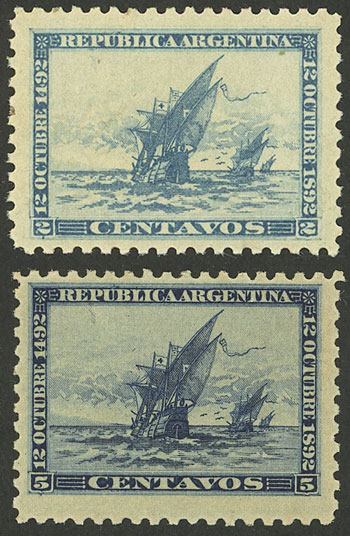 Lot 222 - Argentina general issues -  Guillermo Jalil - Philatino Auction # 2148 ARGENTINA: General auction with very interesting material