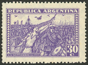 Lot 533 - Argentina general issues -  Guillermo Jalil - Philatino Auction # 2148 ARGENTINA: General auction with very interesting material