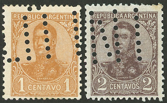 Lot 306 - Argentina general issues -  Guillermo Jalil - Philatino Auction # 2148 ARGENTINA: General auction with very interesting material