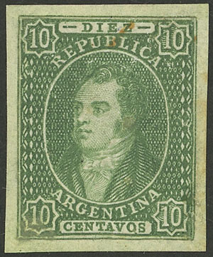 Lot 42 - Argentina rivadavias -  Guillermo Jalil - Philatino Auction # 2148 ARGENTINA: General auction with very interesting material