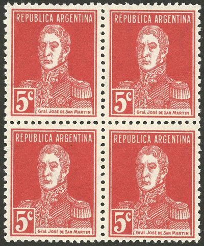 Lot 465 - Argentina general issues -  Guillermo Jalil - Philatino Auction # 2148 ARGENTINA: General auction with very interesting material