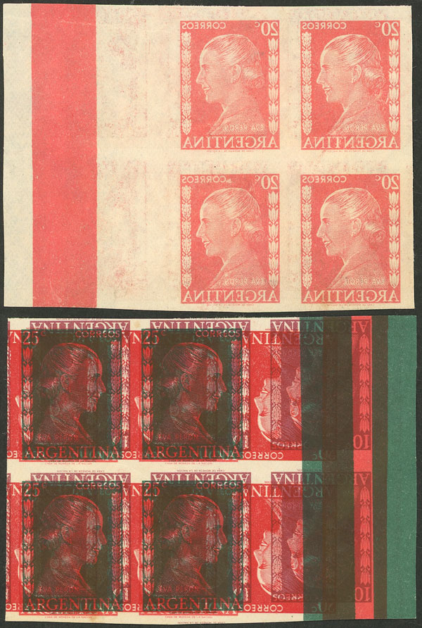 Lot 760 - Argentina general issues -  Guillermo Jalil - Philatino Auction # 2148 ARGENTINA: General auction with very interesting material