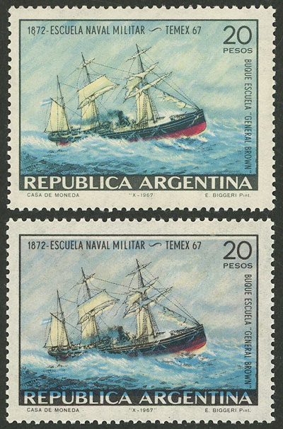 Lot 888 - Argentina general issues -  Guillermo Jalil - Philatino Auction # 2148 ARGENTINA: General auction with very interesting material