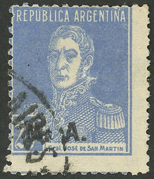 Lot 1313 - Argentina official stamps -  Guillermo Jalil - Philatino Auction # 2148 ARGENTINA: General auction with very interesting material