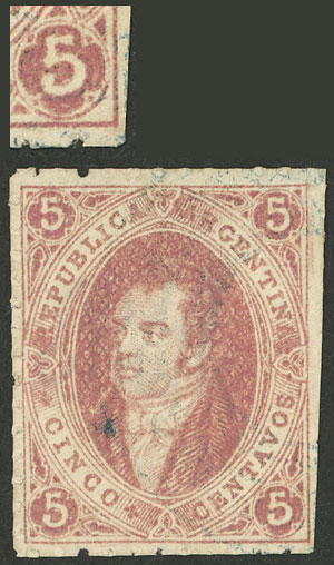 Lot 52 - Argentina rivadavias -  Guillermo Jalil - Philatino Auction # 2148 ARGENTINA: General auction with very interesting material