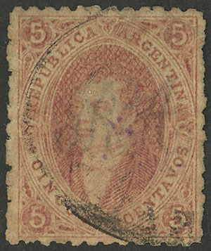Lot 56 - Argentina rivadavias -  Guillermo Jalil - Philatino Auction # 2148 ARGENTINA: General auction with very interesting material