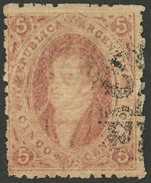 Lot 65 - Argentina rivadavias -  Guillermo Jalil - Philatino Auction # 2148 ARGENTINA: General auction with very interesting material