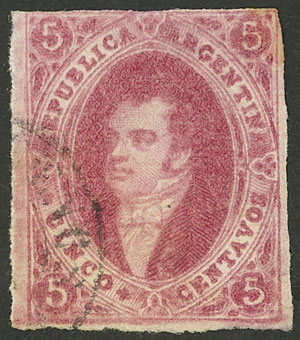 Lot 109 - Argentina rivadavias -  Guillermo Jalil - Philatino Auction # 2148 ARGENTINA: General auction with very interesting material
