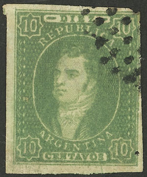 Lot 77 - Argentina rivadavias -  Guillermo Jalil - Philatino Auction # 2148 ARGENTINA: General auction with very interesting material