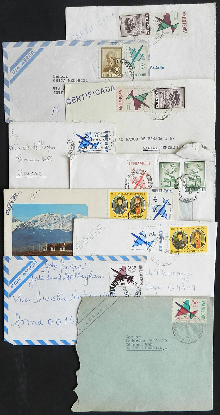 Lot 1544 - Argentina postal history -  Guillermo Jalil - Philatino Auction # 2148 ARGENTINA: General auction with very interesting material