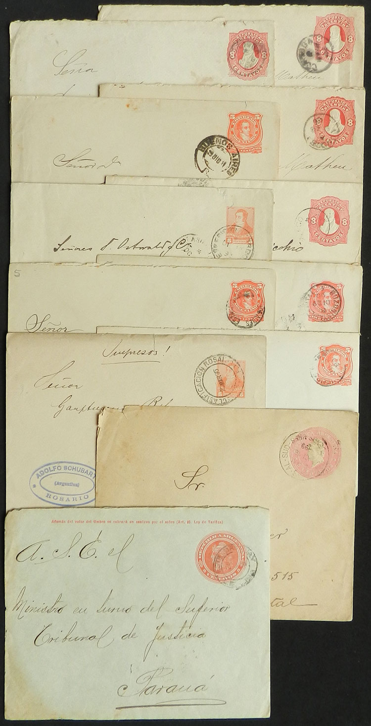 Lot 1513 - Argentina postal history -  Guillermo Jalil - Philatino Auction # 2148 ARGENTINA: General auction with very interesting material