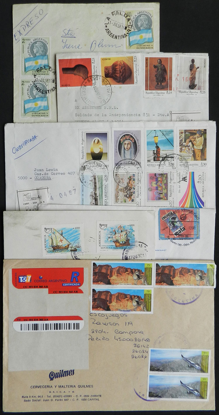 Lot 1556 - Argentina postal history -  Guillermo Jalil - Philatino Auction # 2148 ARGENTINA: General auction with very interesting material