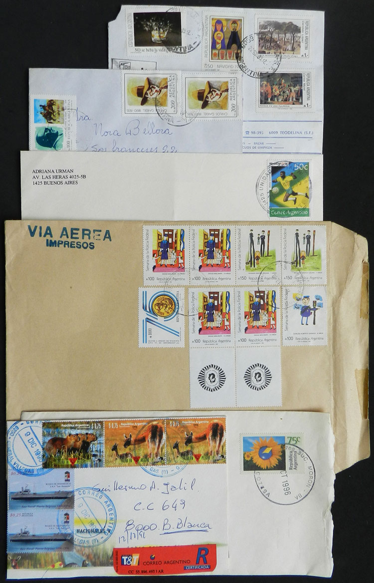 Lot 1556 - Argentina postal history -  Guillermo Jalil - Philatino Auction # 2148 ARGENTINA: General auction with very interesting material
