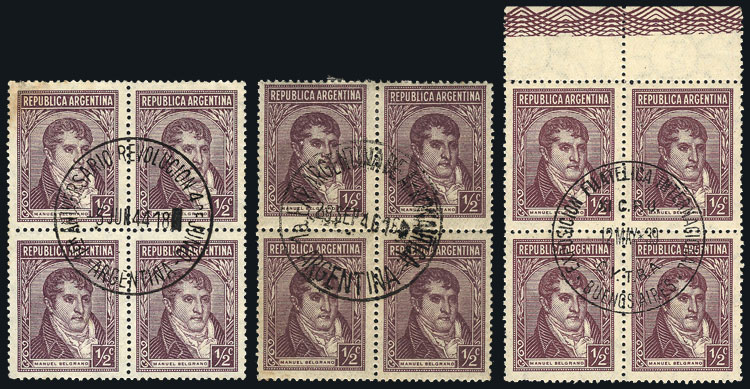 Lot 558 - Argentina general issues -  Guillermo Jalil - Philatino Auction # 2148 ARGENTINA: General auction with very interesting material