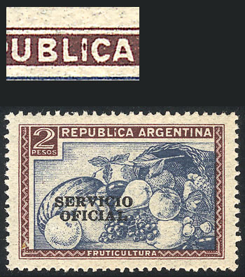 Lot 1428 - Argentina official stamps -  Guillermo Jalil - Philatino Auction # 2148 ARGENTINA: General auction with very interesting material