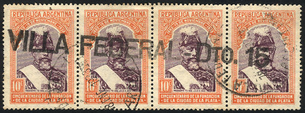 Lot 553 - Argentina general issues -  Guillermo Jalil - Philatino Auction # 2148 ARGENTINA: General auction with very interesting material