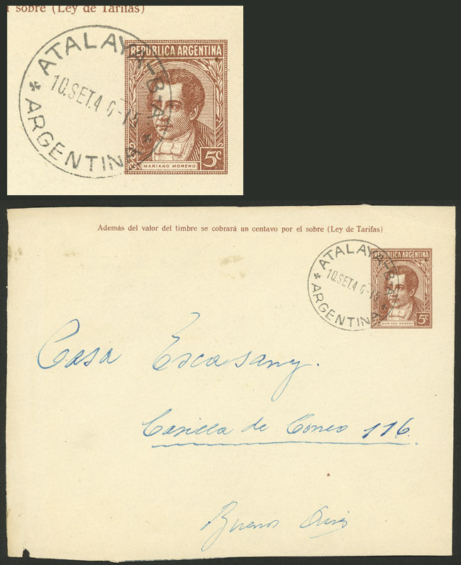 Lot 1014 - Argentina postal history -  Guillermo Jalil - Philatino Auction # 2202 ARGENTINA: 