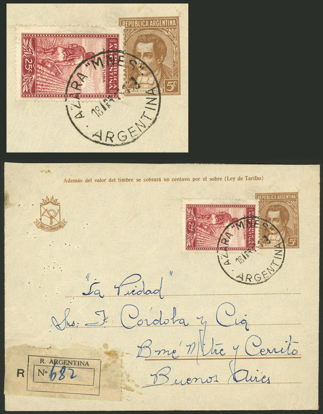 Lot 1029 - Argentina postal history -  Guillermo Jalil - Philatino Auction # 2202 ARGENTINA: 