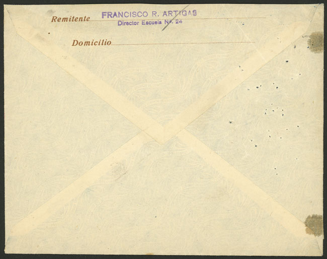 Lot 1029 - Argentina postal history -  Guillermo Jalil - Philatino Auction # 2202 ARGENTINA: 