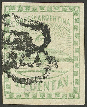 Lot 56 - Argentina confederation -  Guillermo Jalil - Philatino Auction # 2203 ARGENTINA: General auction with large number of lots from all periods, in general with very low starts