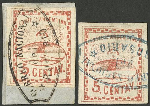 Lot 62 - Argentina confederation -  Guillermo Jalil - Philatino Auction # 2203 ARGENTINA: General auction with large number of lots from all periods, in general with very low starts
