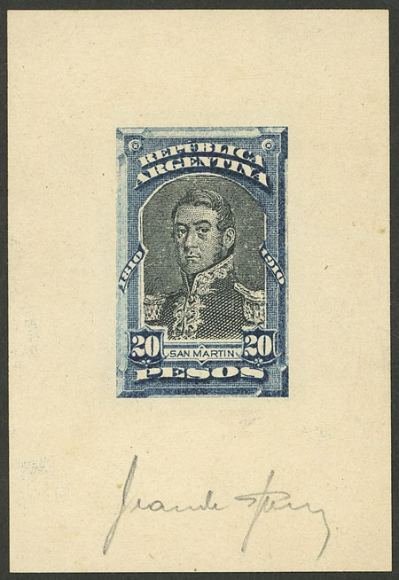 Lot 144 - Argentina general issues -  Guillermo Jalil - Philatino Auction # 2204 ARGENTINA: Special February auction