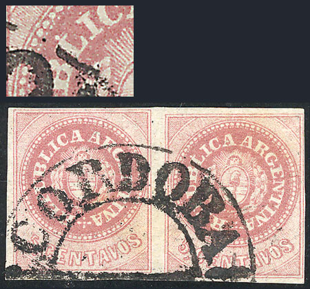 Lot 21 - Argentina escuditos -  Guillermo Jalil - Philatino Auction # 2205 ARGENTINA: General auction with very interesting material